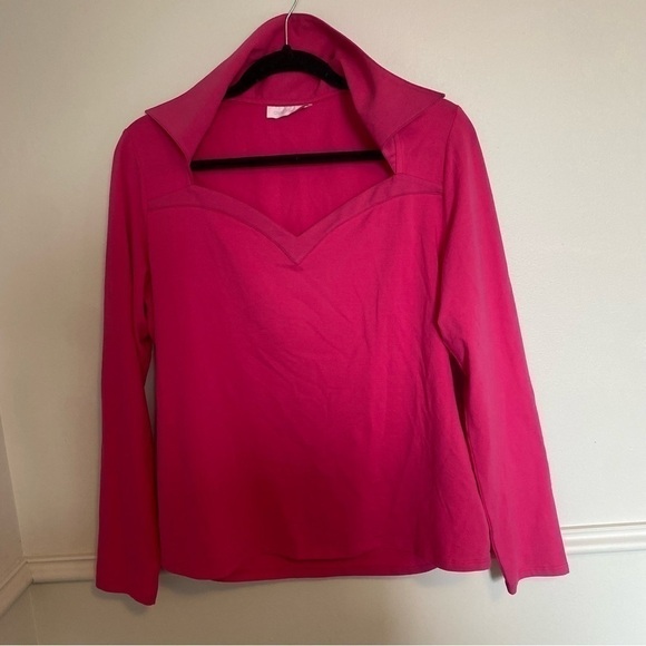 ANNE Fontaine Evelia Collared Long Sleeve Shirt Sz 10 - Picture 7 of 7